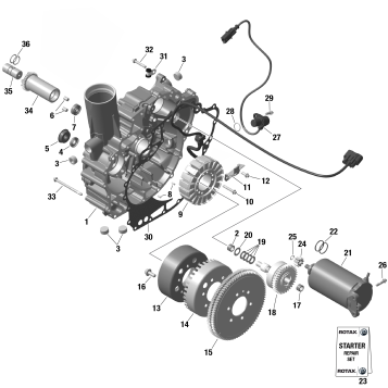 01- ROTAX - Magneto and Electric Starter