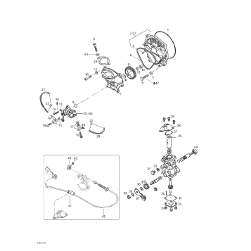 02- Oil Injection System, Oil Pump, Rotary Valve