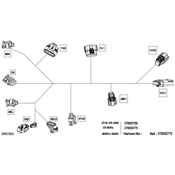 08- Electric - Steering Wiring Harness - 278003780