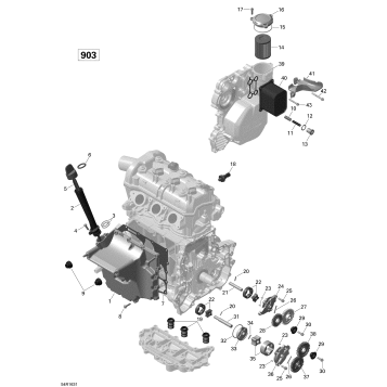 01- Engine Lubrication - 900-900 HO ACE