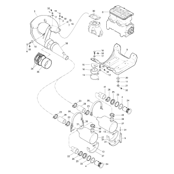 01- Engine Support And Muffler