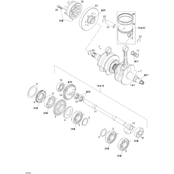01- Crankshaft, Pistons And Balance Shaft