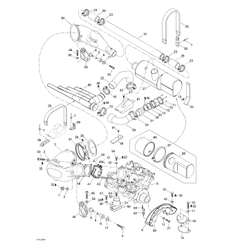 01- Engine Support And Muffler
