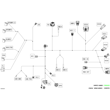 02- MECHANICS - Console Wiring Harness - 278004239