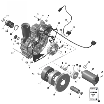 01- ROTAX - Magneto and Electric Starter