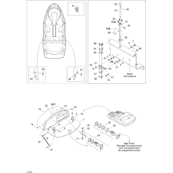 09- Ski Shaft and Glove Box
