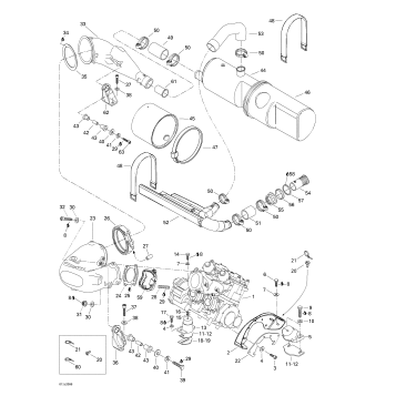 01- Engine Support And Muffler