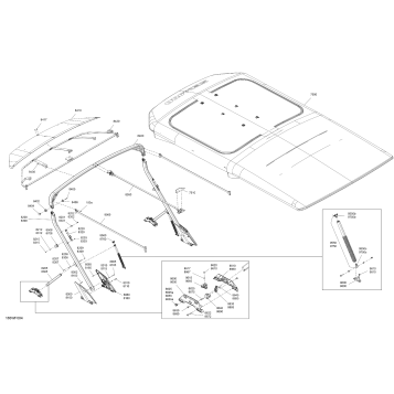 05- CANVAS - Bimini Top Front Section