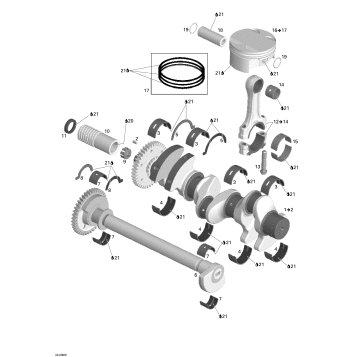 01- Crankshaft, Pistons And Balance Shaft