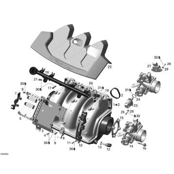 02- Air Intake Manifold GTI STD, GTI SE