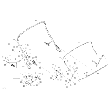 05- CANVAS - Bimini Top Rear Section