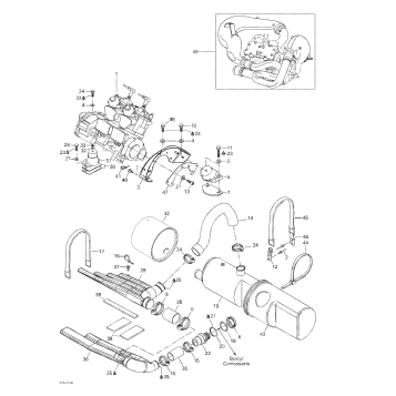 01- Engine Support And Muffler