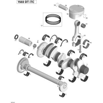 01- Crankshaft, Pistons And Balance Shaft