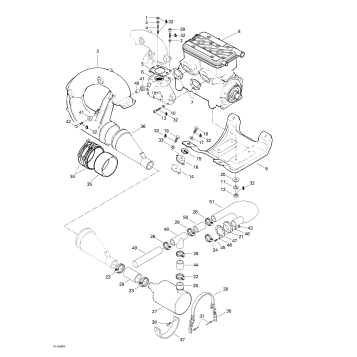 01- Engine Support And Muffler