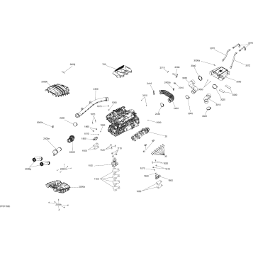01- Engine - Model without Suspension