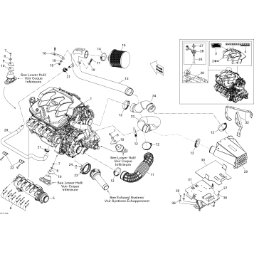 01- Engine And Air Intake Silencer