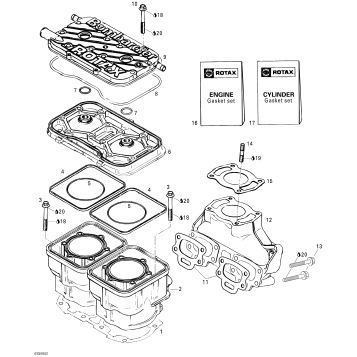 01- Cylinder And Exhaust Manifold