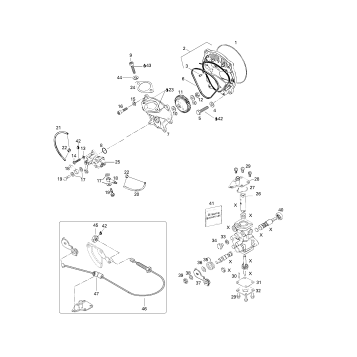 02- Oil Injection System, Oil Pump, Rotary Valve