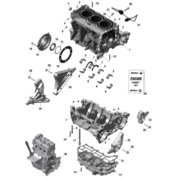 01- ROTAX - Crankcase