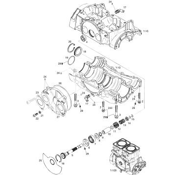 01- Crankcase And Rotary Valve