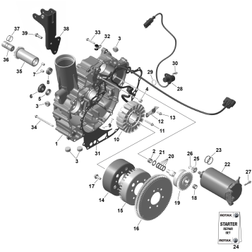 01- ROTAX - Magneto and Electric Starter
