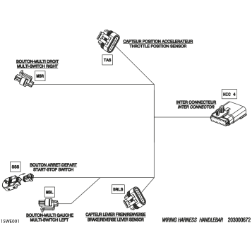 08- ELECTRIC - Handlebar Wiring Harness - 278004355