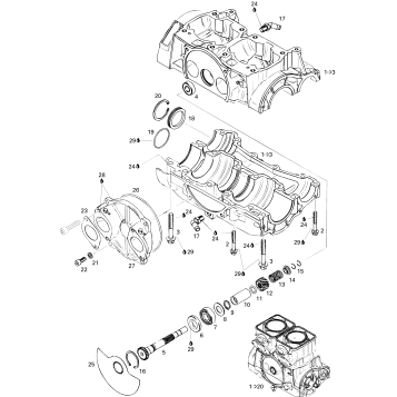 01- Crankcase And Rotary Valve