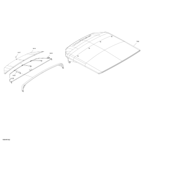 05- CANVAS - Bimini Top Front Section