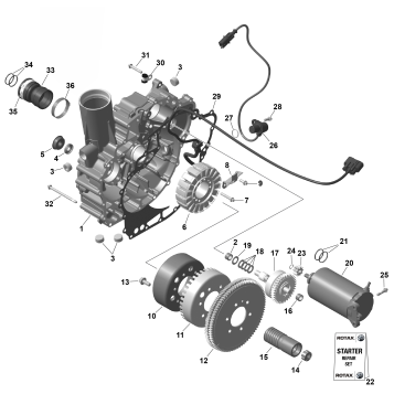 01- ROTAX - Magneto and Electric Starter