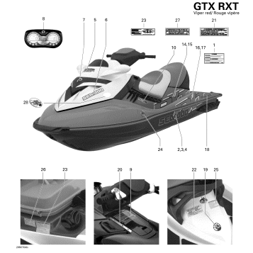 09- Decals, Viper Red