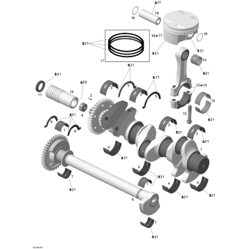 01- Crankshaft, Pistons And Balance Shaft