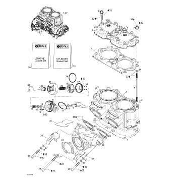01- Cylinder, Exhaust Manifold