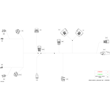 08- Electric - Steering Wiring Harness - 278004051