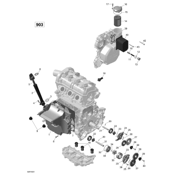 01- Engine Lubrication - 900-900 HO ACE