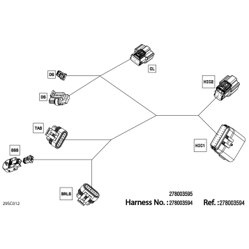 08- Electric - Steering Wiring Harness - 278003594 - Package BASE With IBR