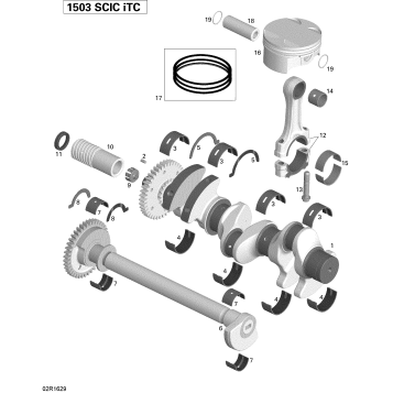 01- Crankshaft, Pistons and Balance Shaft - 215