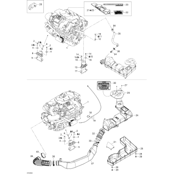 01- Engine And Air Intake Silencer