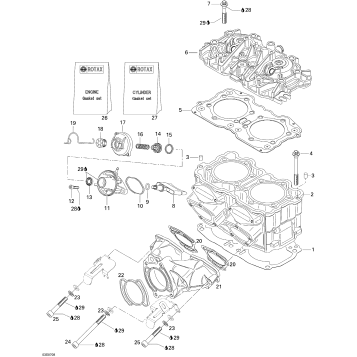 01- Cylinder And Exhaust Manifold
