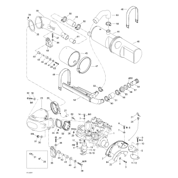 01- Engine Support And Muffler