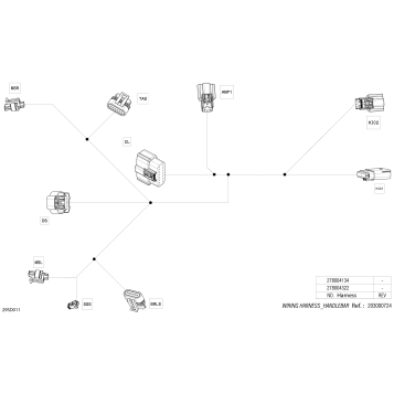 08- Electric - Steering Wiring Harness - 278004134