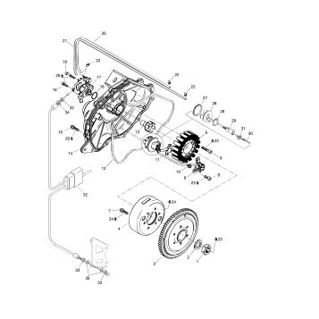 03- Magneto, Oil Pump