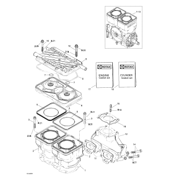 01- Cylinder, Exhaust Manifold