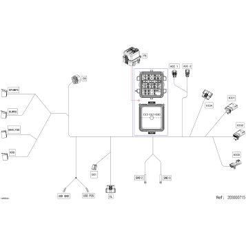 08- ELECTRIC - Console Wiring Harness - 278004135