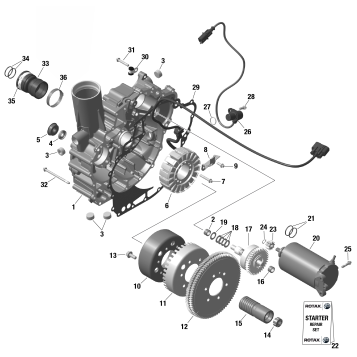 01- ROTAX - Magneto and Electric Starter
