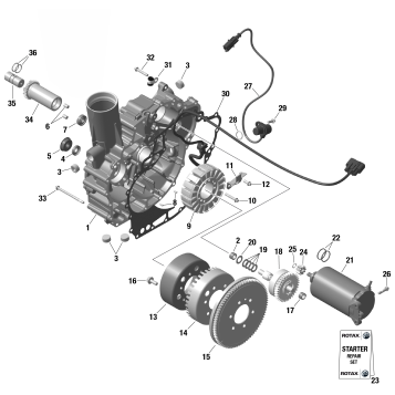 01- ROTAX - Magneto and Electric Starter