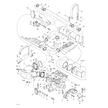 01- Engine Support And Muffler