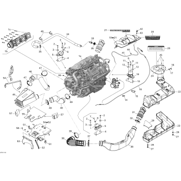 01- Engine And Air Intake Silencer