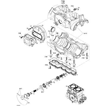 01- Crankcase And Rotary Valve