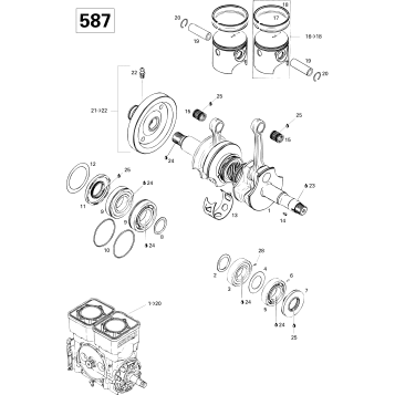 01- Crankshaft And Pistons 587