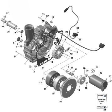 01- ROTAX - Magneto and Electric Starter